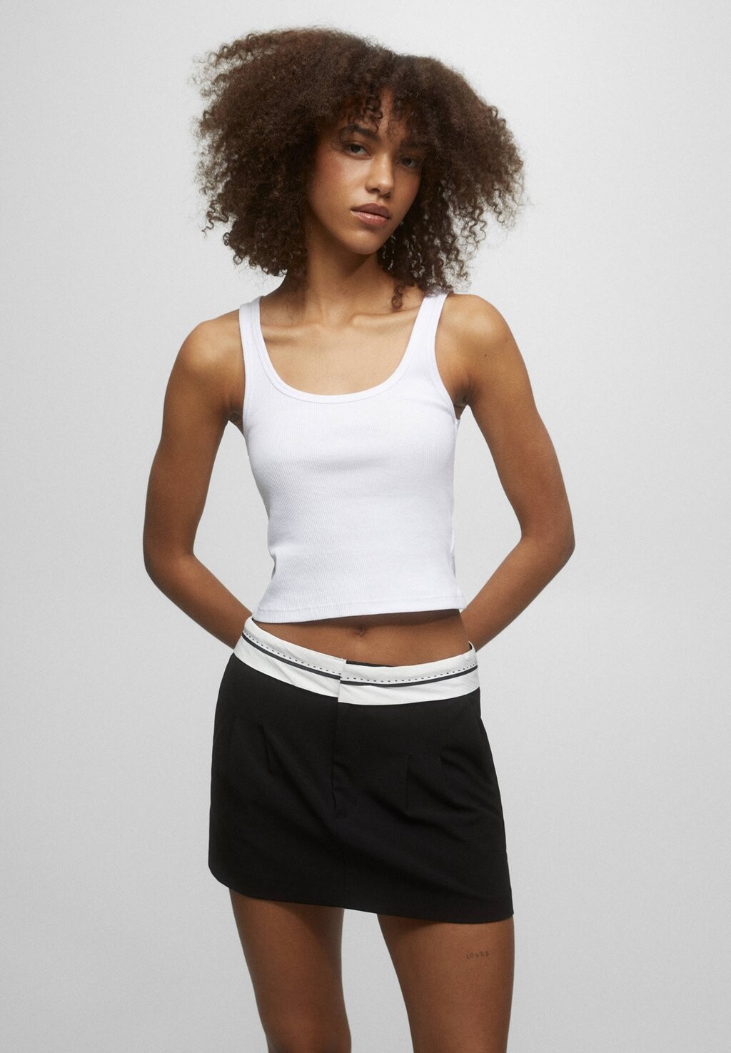 

Топ PULL&BEAR, белый