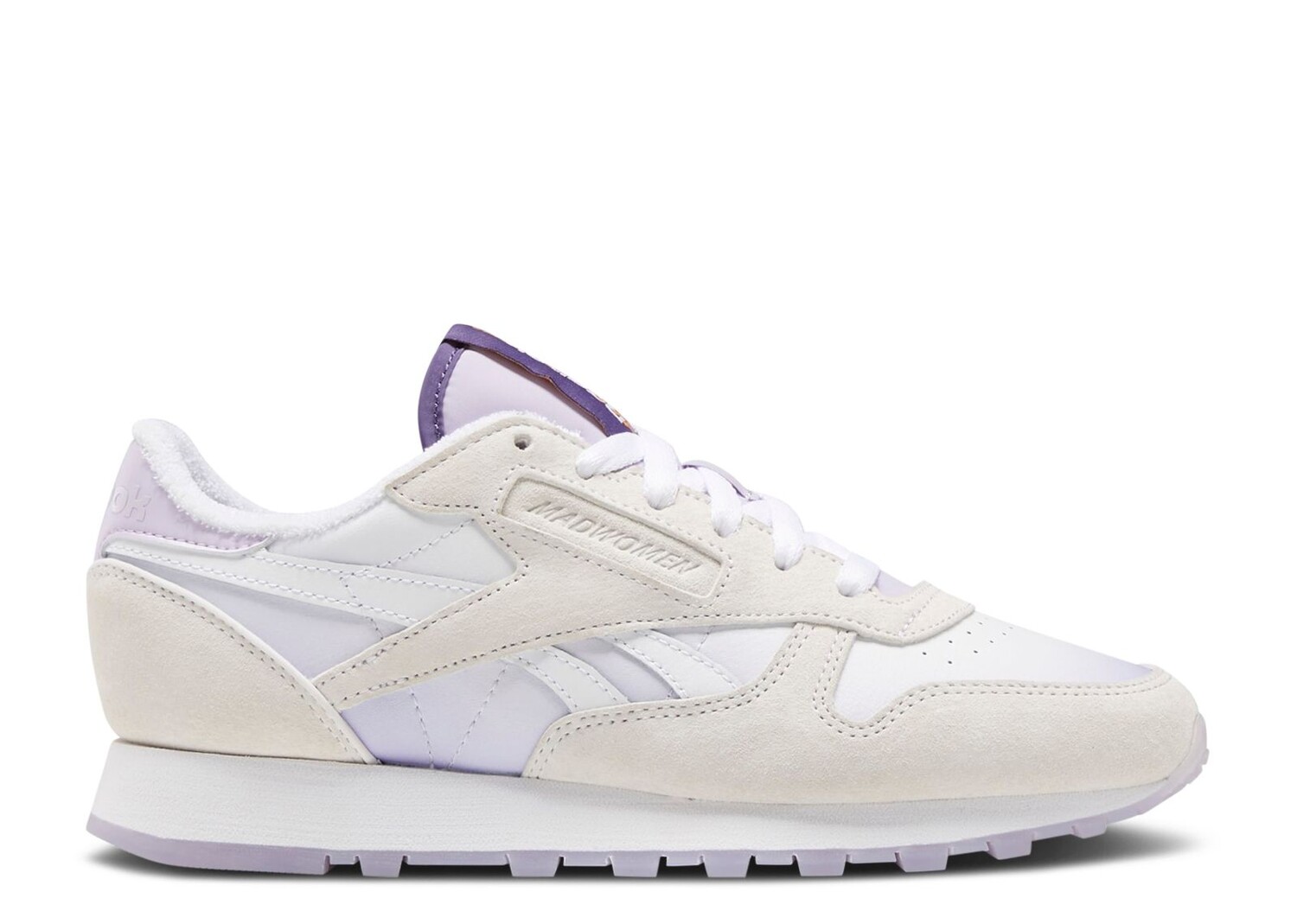 

Кроссовки Reebok Madwoman X Classic Leather 'White Purple Oasis', белый