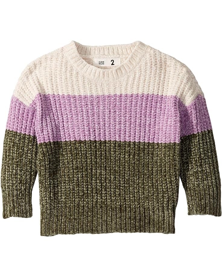Свитер COTTON ON Shelly Knit Sweater, цвет Oat/Block Stripe