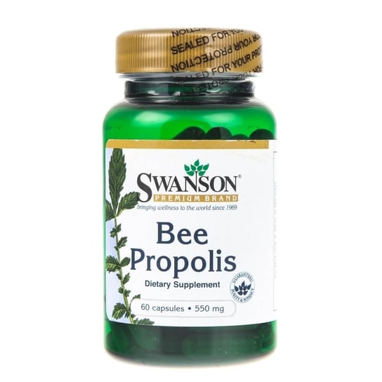 Swanson, Пчелиный прополис 550 мг, 60 капсул зеленый пчелиный прополис naturanectar 60 вегетарианских капсул