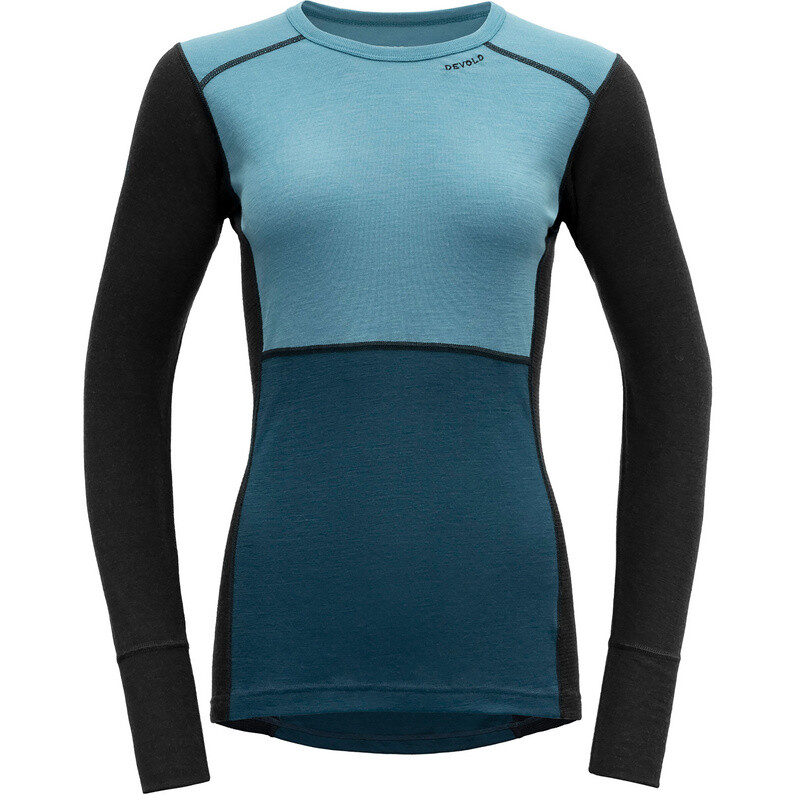 

Женская куртка Lauparen Merino 190 с длинным рукавом Devold, синий