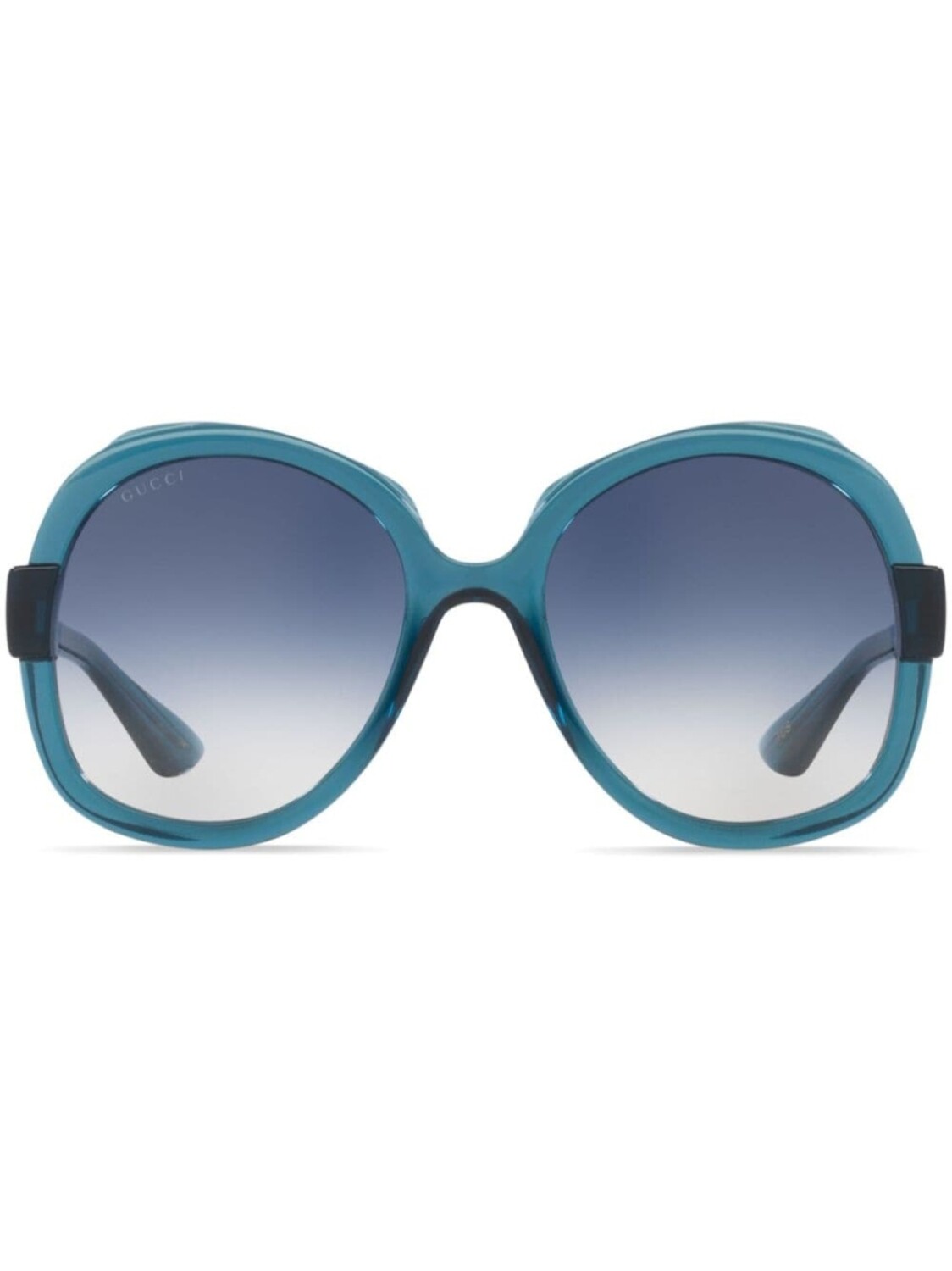 

Солнцезащитные очки в круглой оправе Gucci Eyewear, синий