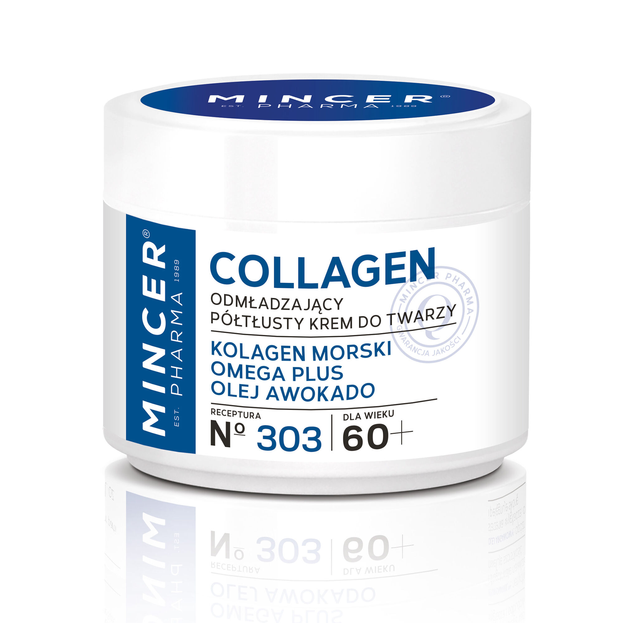Омолаживающий крем для лица 60+ Mincer Pharma Collagen, 50 мл