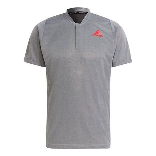 

Футболка adidas Trlt Polo Pb Tennis Sports Short Sleeve Polo Shirt Gray, серый