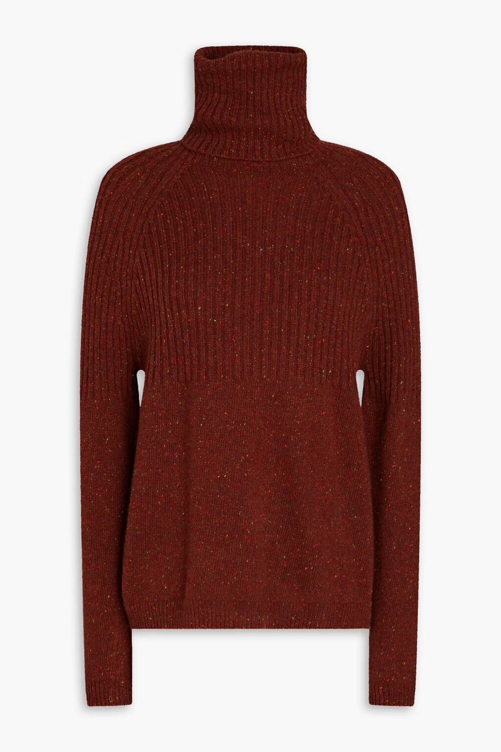 

Кашемировый свитер с высоким воротником Donegal Autumn Cashmere, кирпич