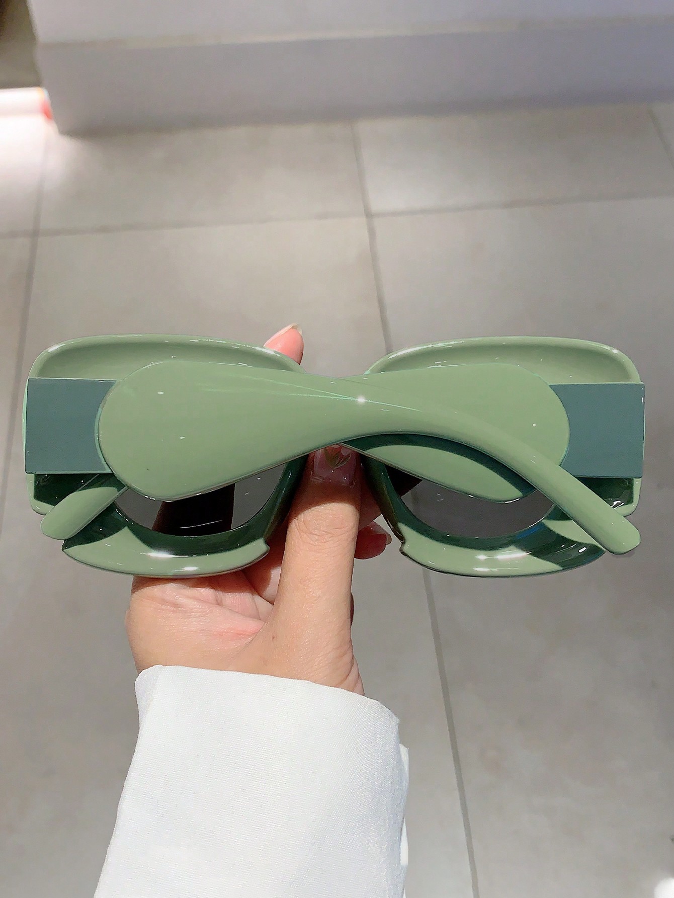 1 шт. женские модные квадратные расширяющиеся дизайнерские очки в форме облака