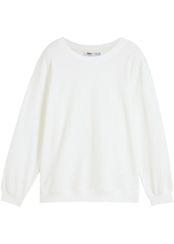 

Детская рубашка с длинными рукавами из натурального хлопка Bpc Bonprix Collection, белый