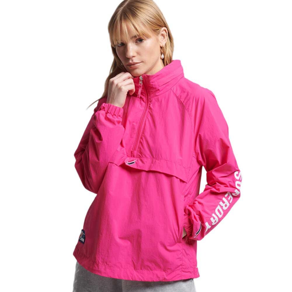 

Куртка Superdry Code Essential Graphic Overhead, розовый