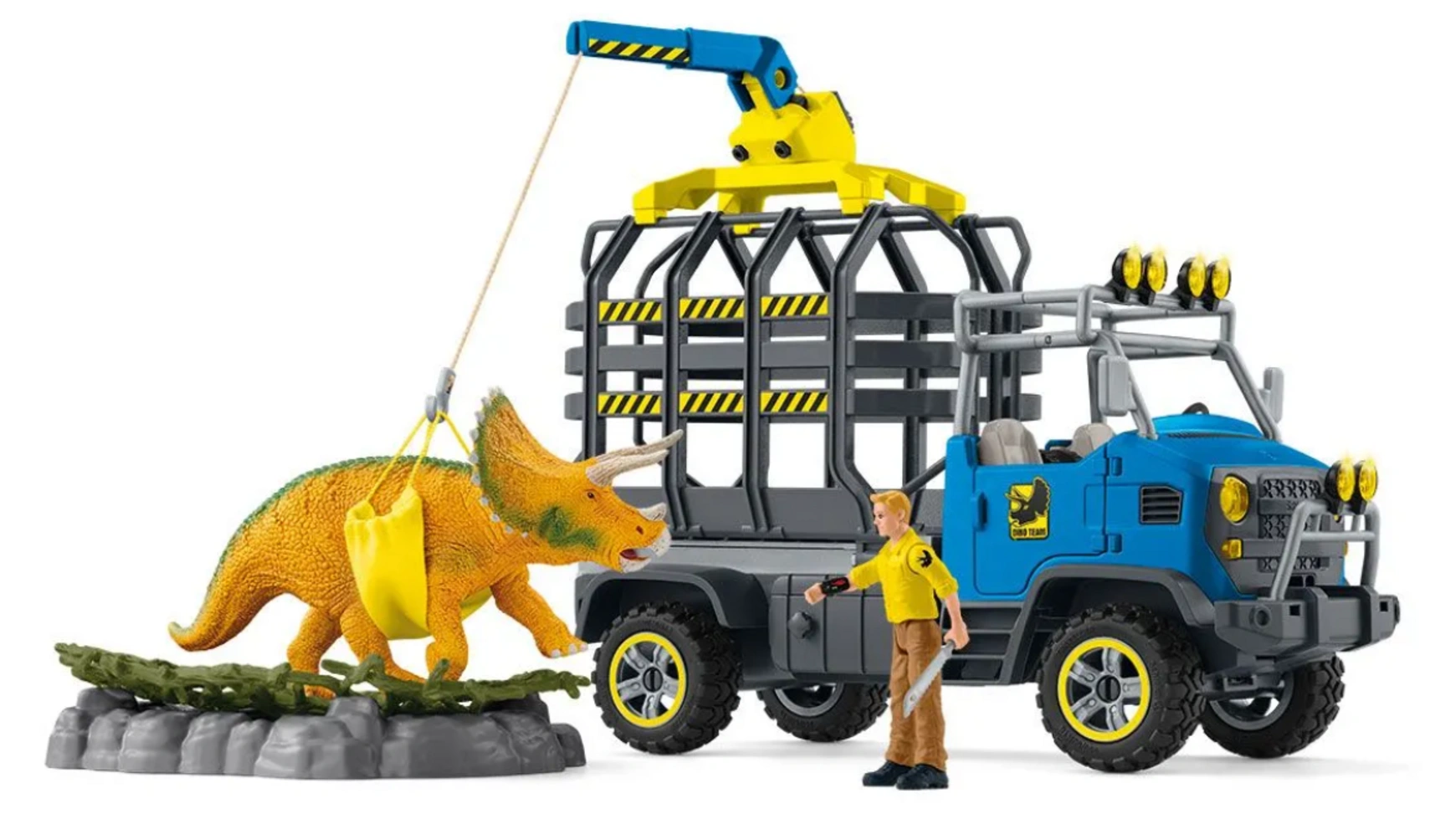 Schleich Динозавр Миссия на грузовике с динозаврами