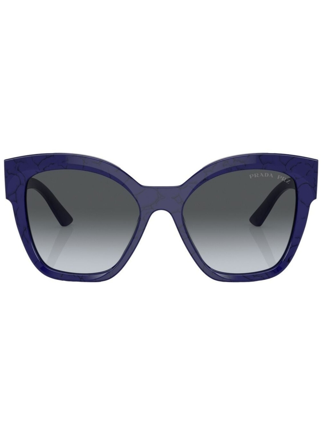 

Prada Eyewear солнцезащитные очки в оправе 'кошачий глаз' с логотипом, синий