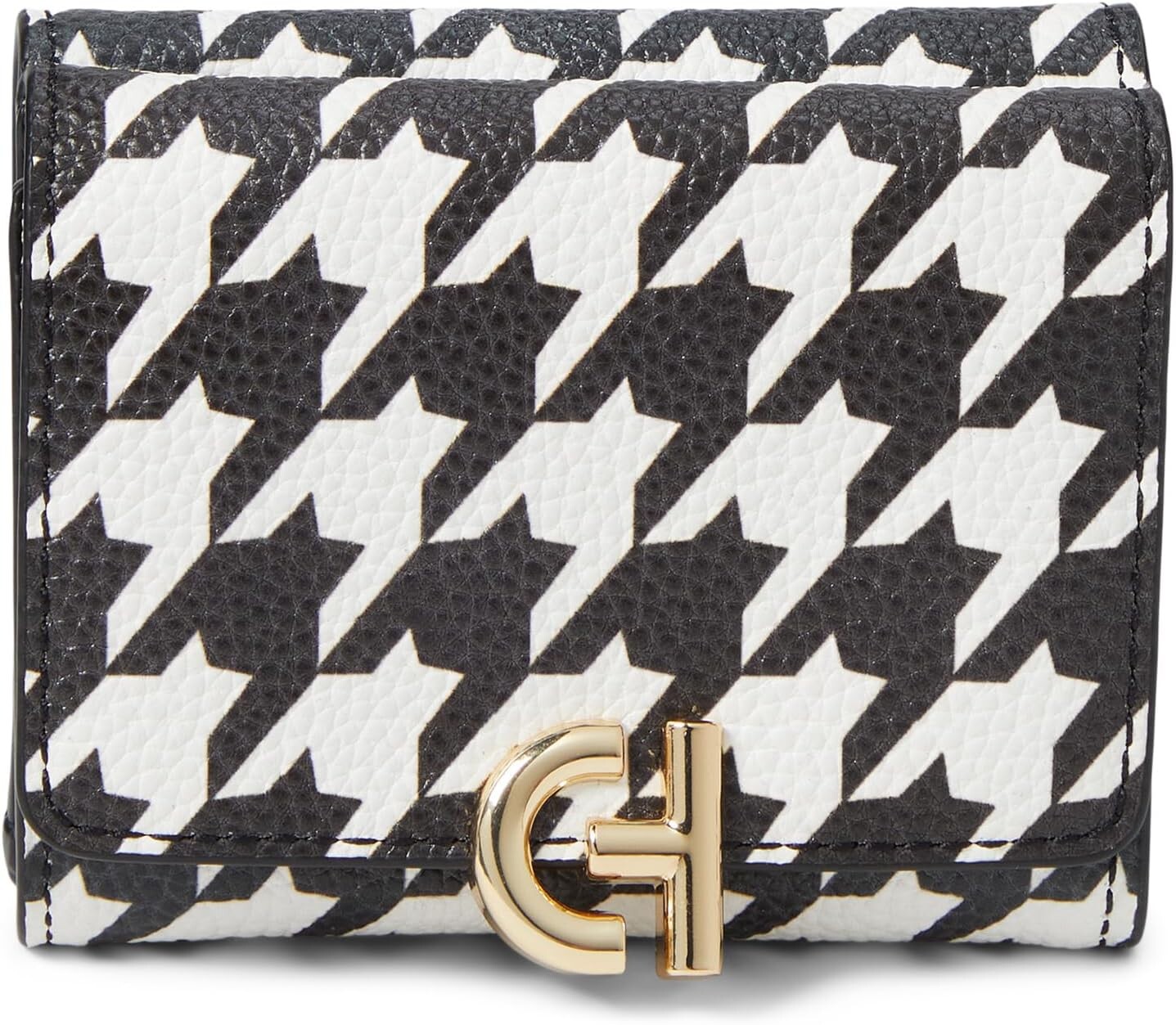 

Кошелек Essential Trifold Cole Haan, цвет Black/White Houndstooth/Black