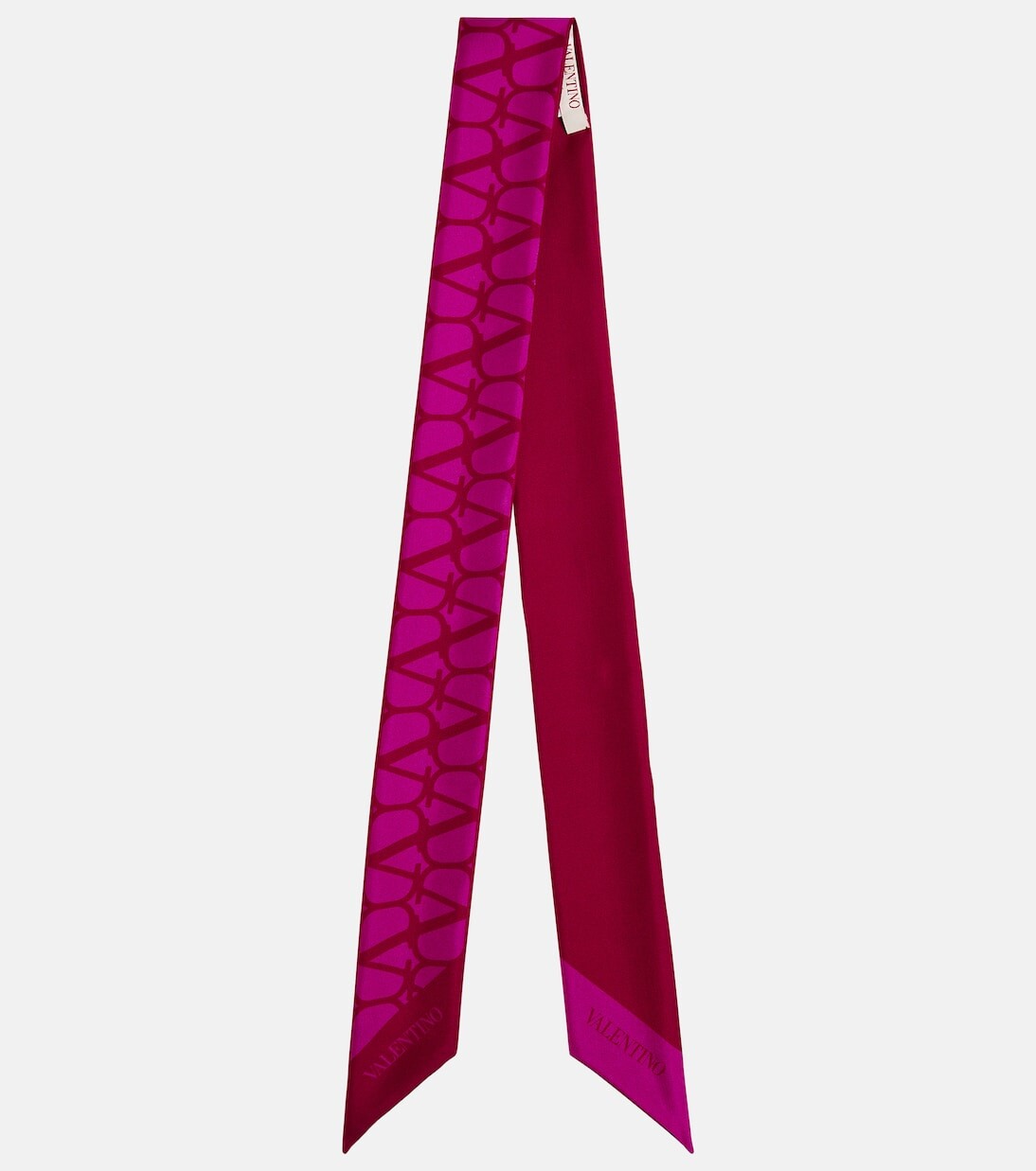 

Шелковый шарф toile iconographe Valentino, розовый