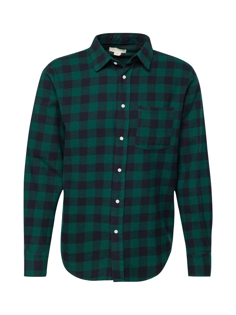 

Рубашка AÉROPOSTALE Regular fit Button Up, зеленый