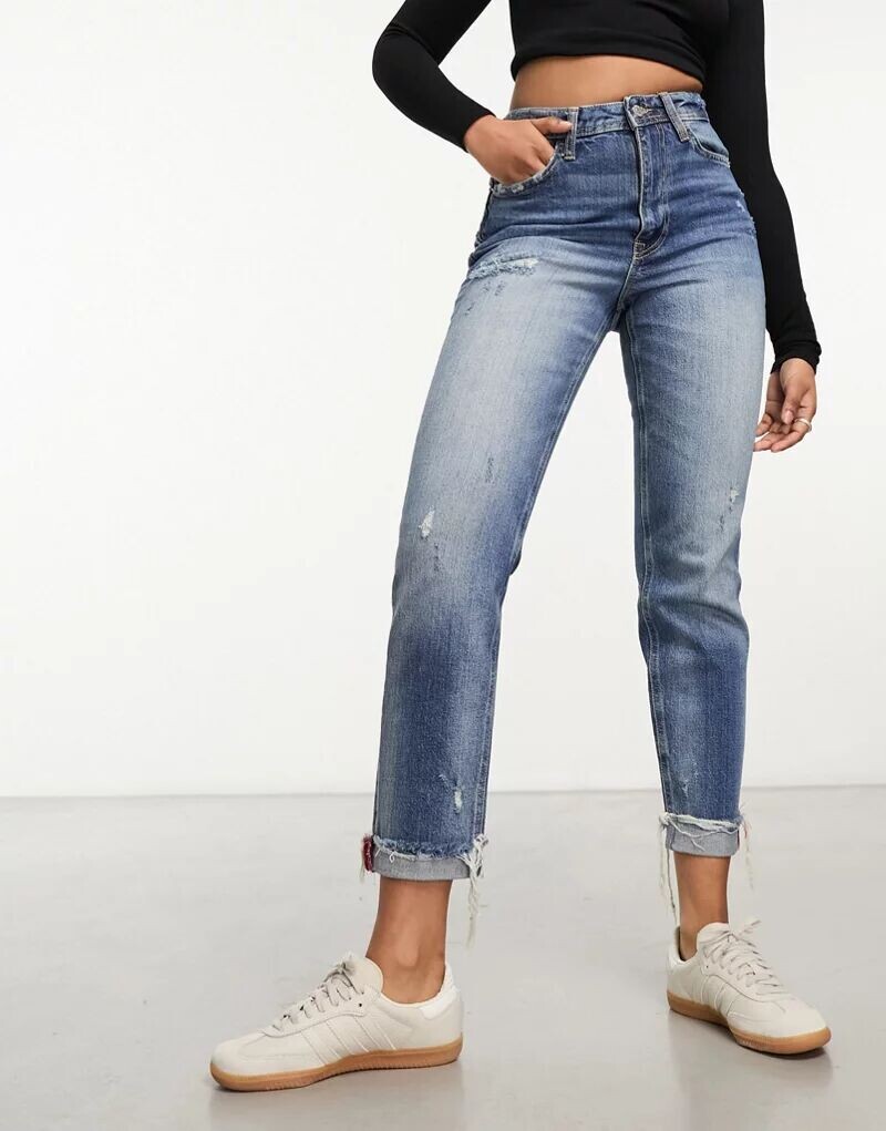 

Голубые джинсы River Island Moose Tinted