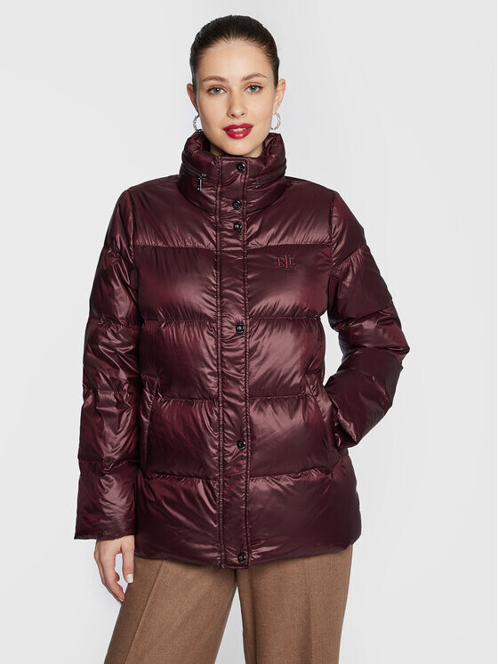 

Пуховик стандартного кроя Lauren Ralph Lauren, фиолетовый