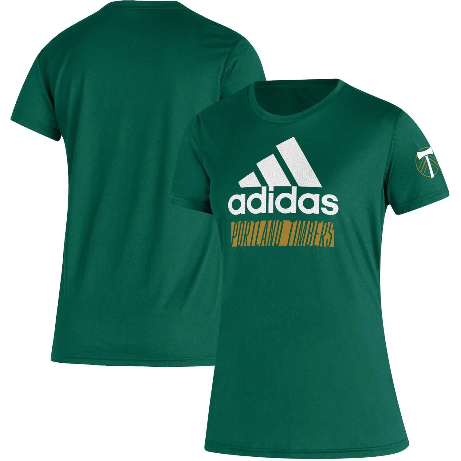 

Женская зеленая футболка adidas Portland Timbers Creator Vintage adidas, Зеленый