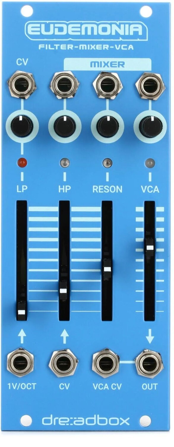 

Двойной фильтр Dreadbox Eudemonia с модулем смесителя 3 к 1 Euorrack
