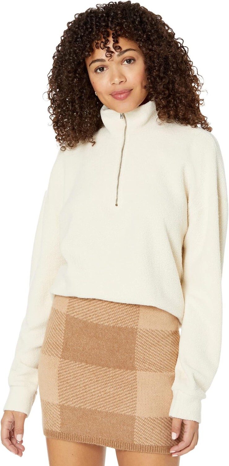 

Толстовка Teddy Fleece 1/2 Zip MONROW, цвет Off-White
