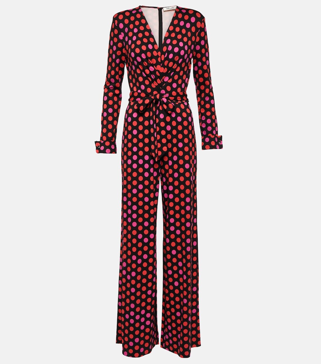 

Комбинезон rosa широкого кроя в горошек Diane Von Furstenberg, красный