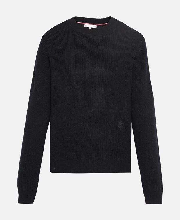 

Шерстяной джемпер Tommy Hilfiger, черный