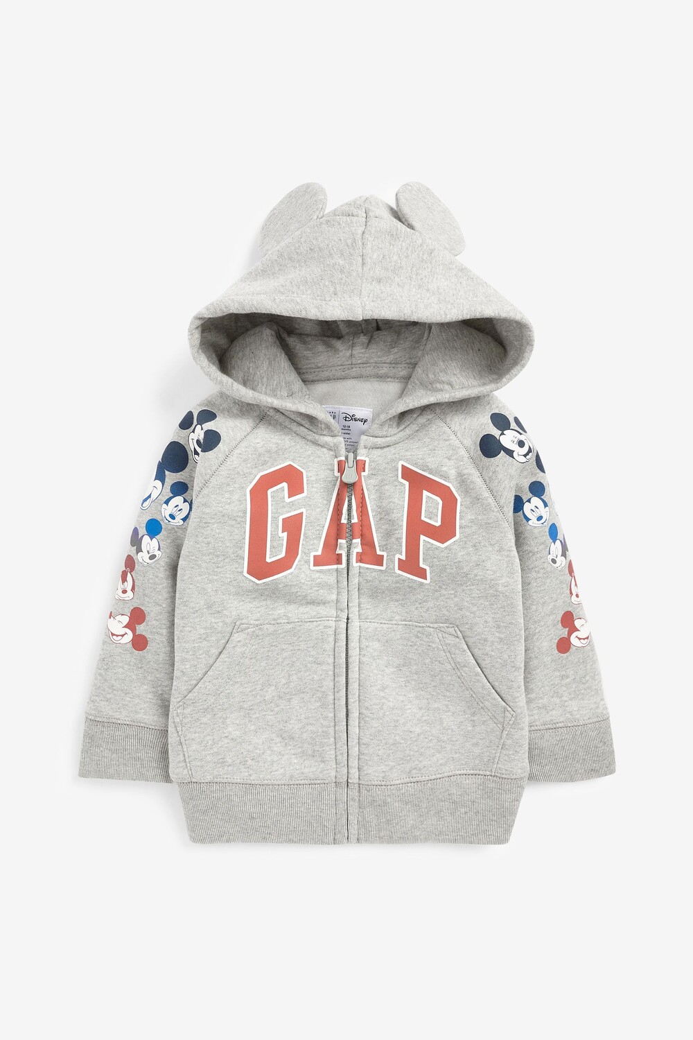 

Толстовка Disney с Микки Маусом и графикой Gap, серый