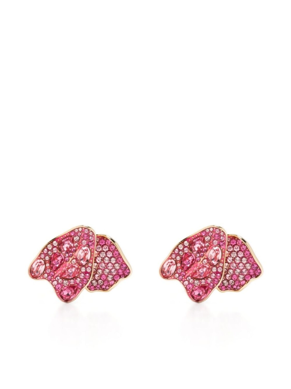 

Серьги-гвоздики Florere Swarovski, розовый
