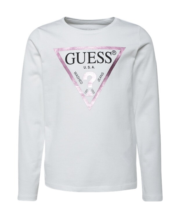 

Топ с длинными рукавами Guess, белый