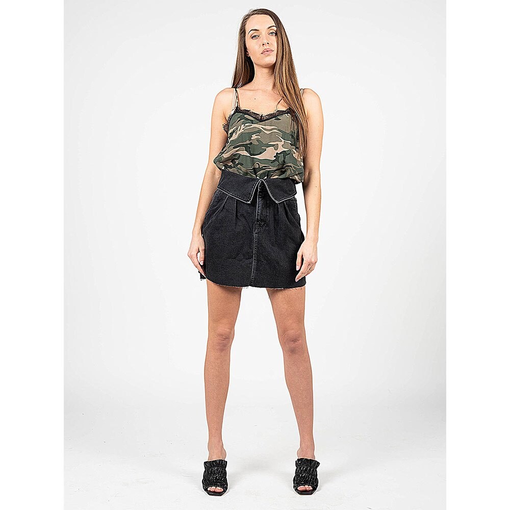 

Юбка Pepe Jeans Kaz Reclaim Denim, черный