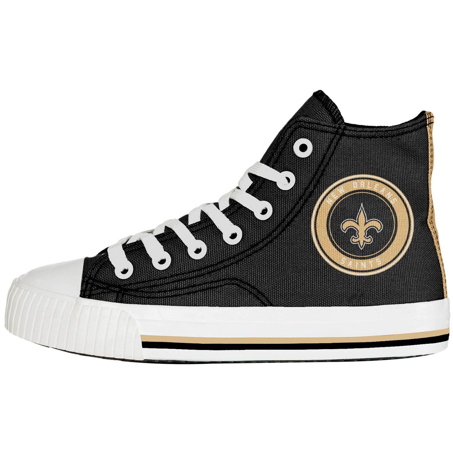 

Молодежные высокие парусиновые туфли FOCO New Orleans Saints Unbranded