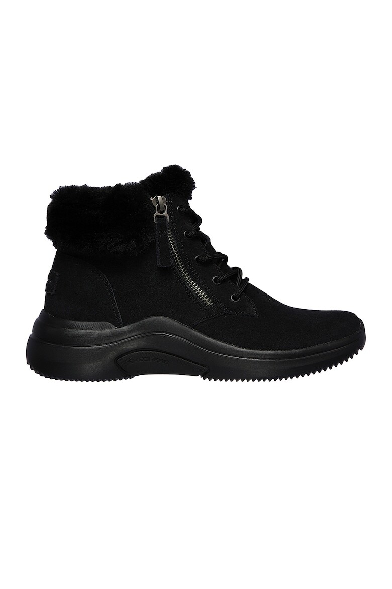 

Замшевые ботинки On The Go Midtown с эко-пухом Skechers, черный