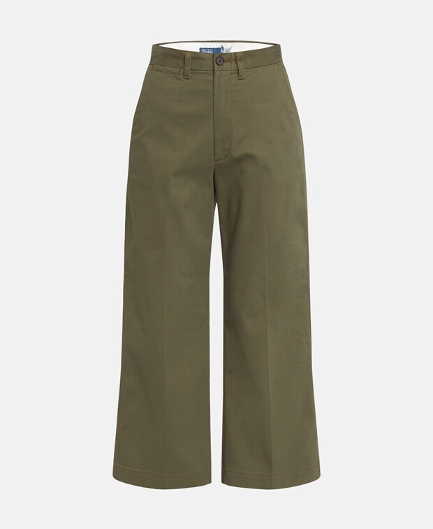 

Широкие брюки Polo Ralph Lauren, хаки