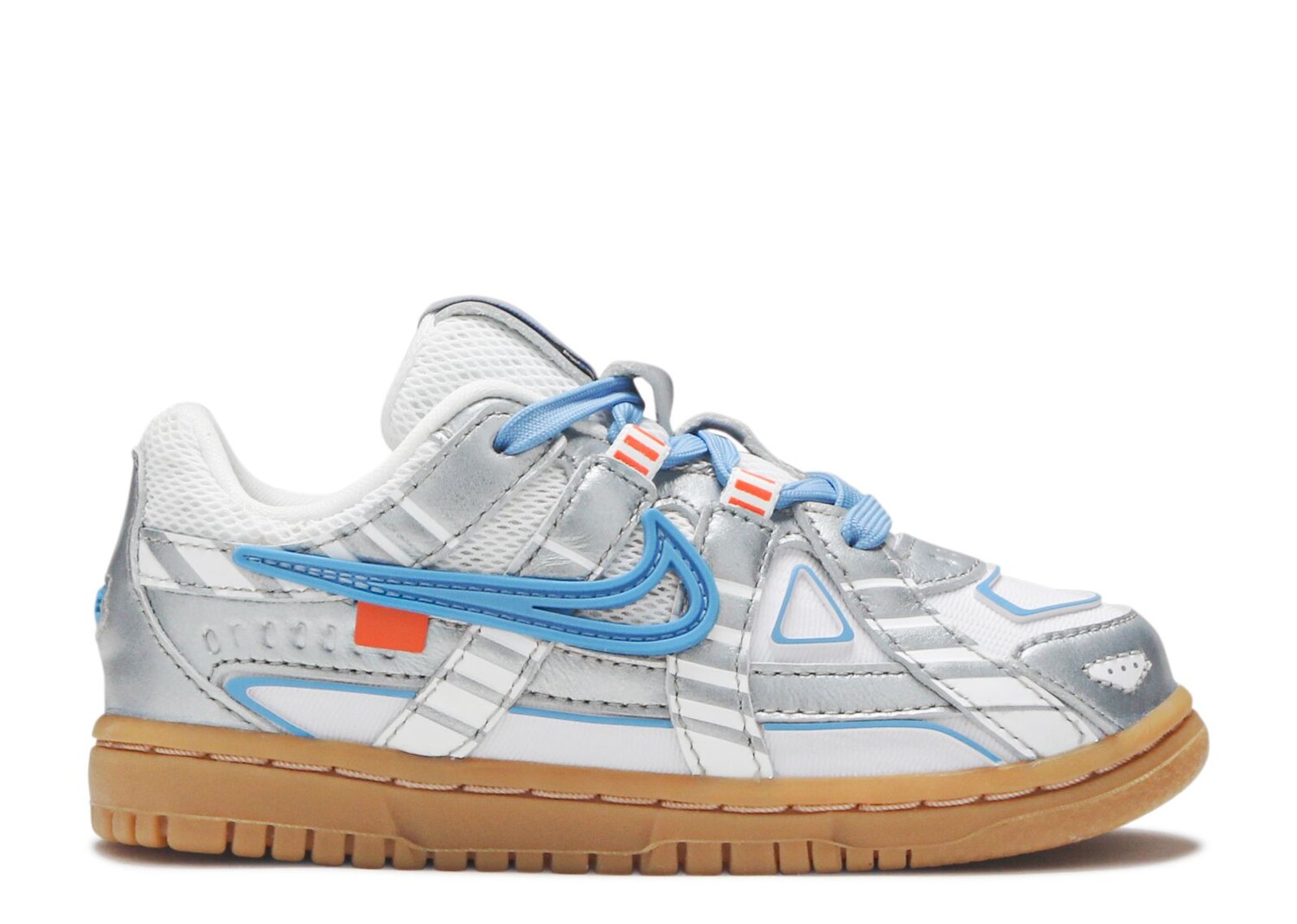 Кроссовки Nike Off-White X Rubber Dunk Td 'University Blue', синий кроссовки nike off white x air rubber dunk university gold золотой