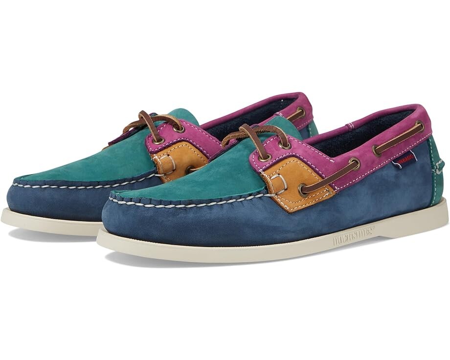 

Топсайдеры Sebago Ross Island, цвет Navy/Teal/Magenta/Mustard