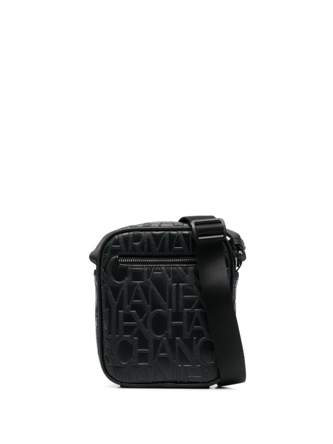 

Armani Exchange сумка-мессенджер с тисненым логотипом, черный