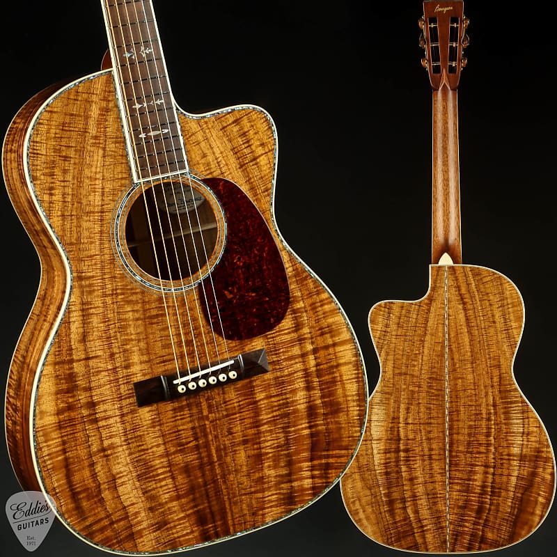 Акустическая гитара Bourgeois OMSC 42 Style - Premium Figured Koa