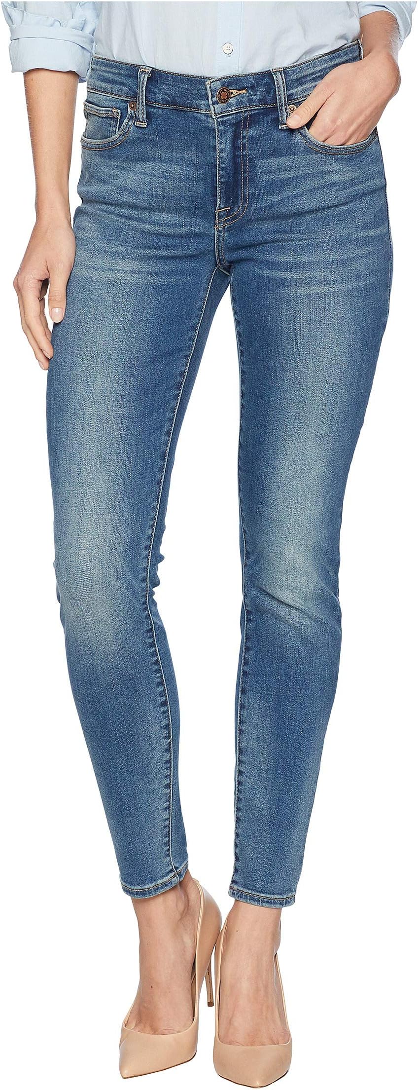 Джинсы Ava Mid-Rise Super Skinny Jeans in Waterloo Lucky Brand, цвет Waterloo abba – waterloo lp