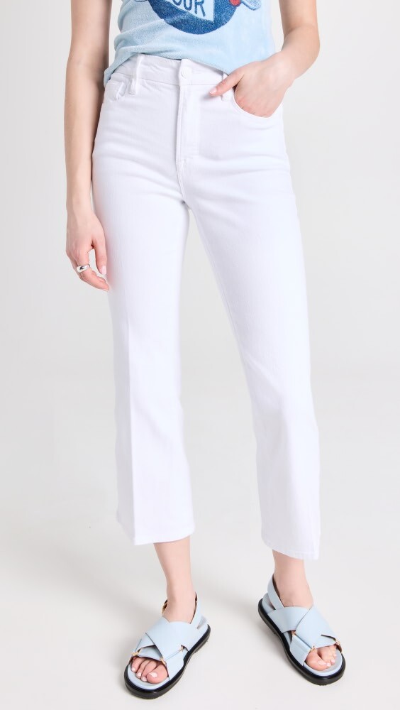 

Джинсы Good American Good Legs Crop Mini Bootcut, белый