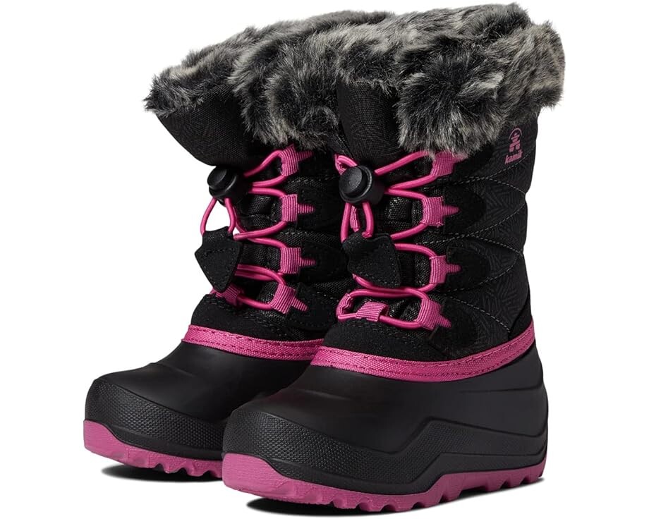 

Ботинки Kamik Snowangel, цвет Black/Rose