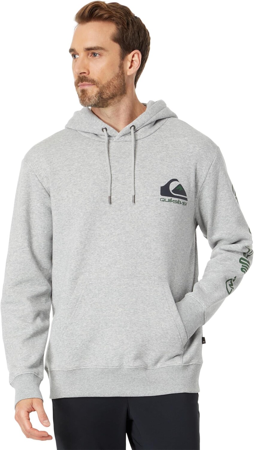 

Толстовка с капюшоном и логотипом Omni Quiksilver, цвет Athletic Heather