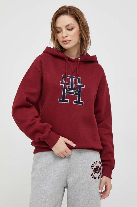 

Толстовка Tommy Hilfiger, бордовый, Красный