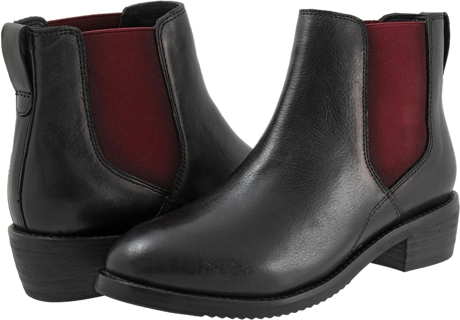 

Ботинки Челси Rana SoftWalk, цвет Black/Red