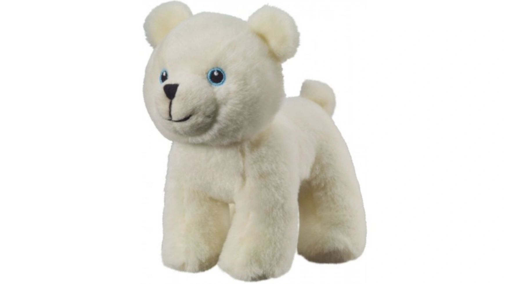 Bauer Eco-Line- I LIKE MY PLANET Плюшевый белый мишка 15 см детские мягкие плюшевые игрушки 18 см