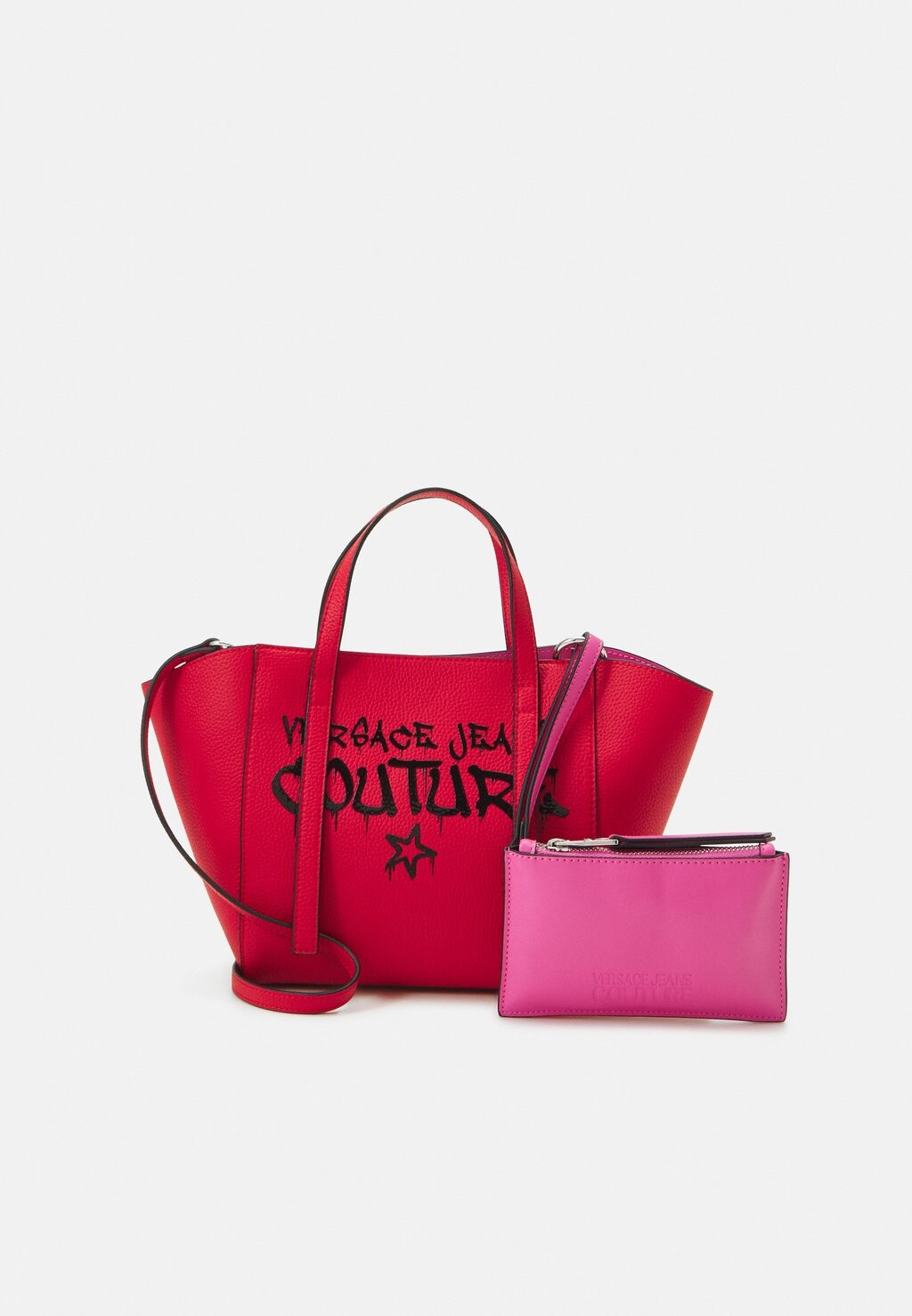 

Сумочка Versace Jeans Couture RANGE GRAPHIC TOTE SET, алый