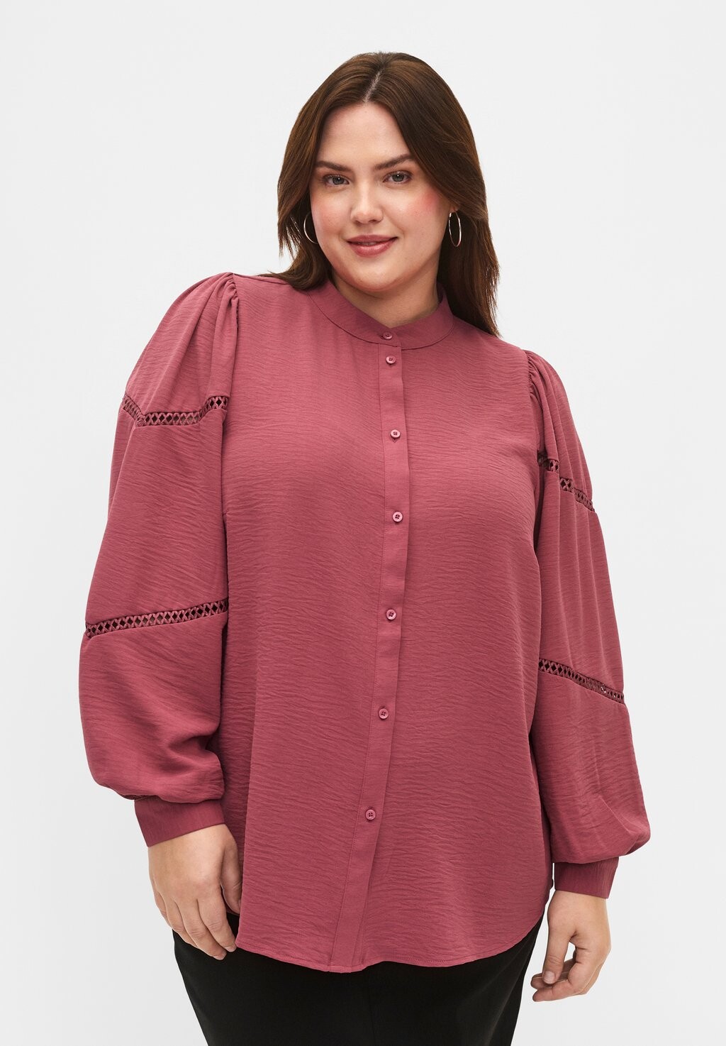 

Рубашка Zizzi С ДЕТАЛЯМИ, цвет dry rose