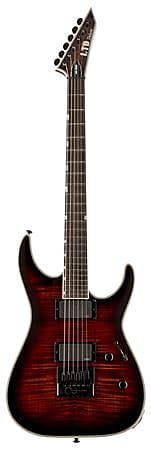 Электрогитара ESP LTD MH-1000 EverTune FM Electric Guitar Dark Brown Sunburst укулеле тенор utl mh красное дерево
