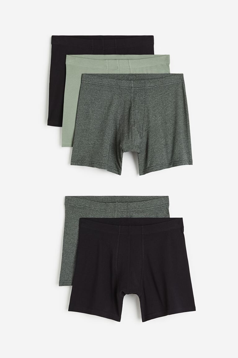 

Набор из 5 хлопковых боксеров H&M