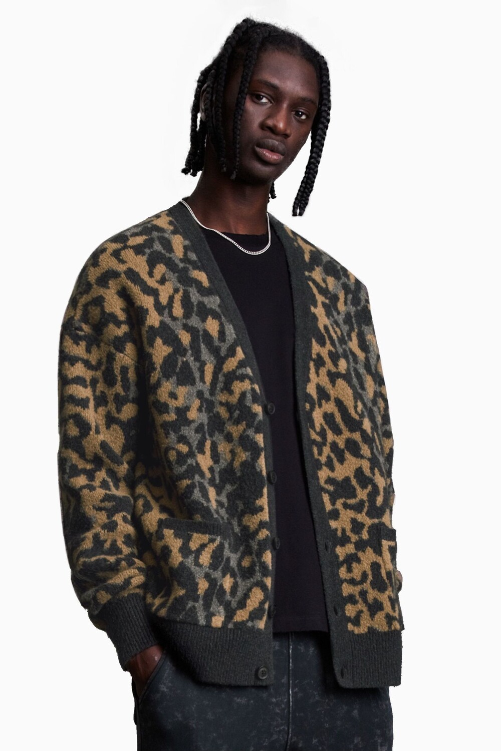 

Коричневый кардиган AllSaints Ezra All Saints, коричневый