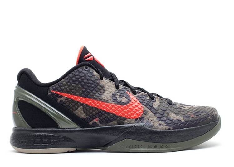 

Кроссовки Nike ZOOM KOBE 6 'ITALIAN CAMO', разноцветный