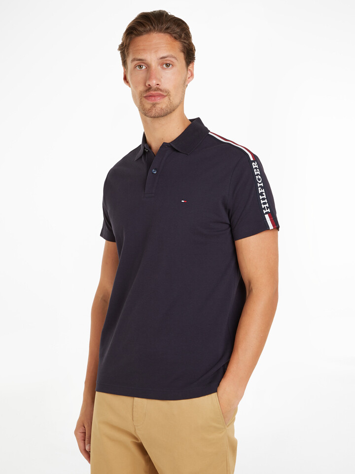 

Поло Tommy Hilfiger, темно-синий