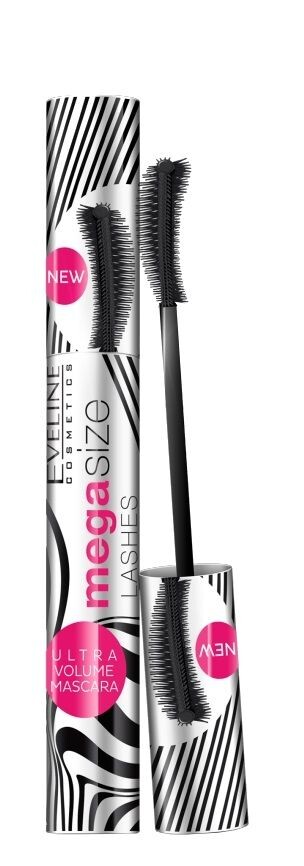 цена Eveline Mega Size Lashes Тушь для ресниц, 10 ml